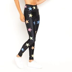 NWT Goldsheep Rainbow Moroccan Star Leggings